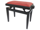 Piano bench KB-40BKM-VWR / black matt, height adjustable,...