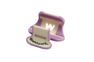 Thumbport II thumb rest for C-flute (many colors) Dusky Orchid-White
