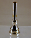 Silver-plated trumpet mouthpiece (manufacturer unknown....