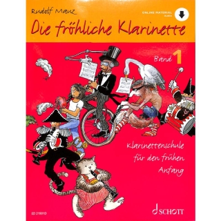 Rudolf Mauz - Die fröhliche Klarinette 1 incl online audio