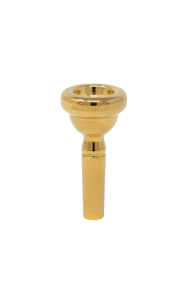 Breslmair 24k Gold Plated Complete Construction Piccolo Trumpet Mouthpiece
