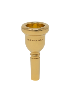 Breslmair mouthpiece for tenor horn / bass flugelhorn24k gold plated