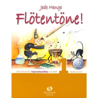 Jede Menge Flötentöne!, Band 1 v. Barbara Ertl inkl Online Audio