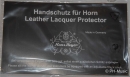 Hand guard for french horn brand Hoyer, leather with cord