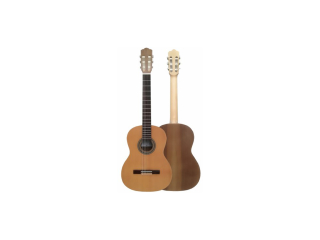 BOLERO classical guitar 4/4, solid cedar top, walnut back & sides, satin finish BC1004