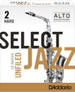 DAddario Select JAZZ Unfiled Alto Saxophone Reeds (10)...