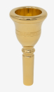 Breslmair mouthpiece NEW GENERATION for tuba gold plated...