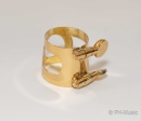 Blattschraube B-Tenorsaxophon weit Messing zaponiert