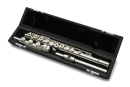 Miyazawa PB-402-REH transverse flute ring keys, partial Brögger model, body full silver, with B-foot