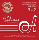 Adamas Acoustic Guitar Strings Set of 3 Light .012...