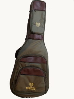 Herget HG 100C4OG Klassikgitarregigbag 4/4 Größe, sehr massiv Olive Grün - Braun