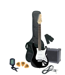 PURE GEWA E-Gitarre RC-100 Guitar Pack, black
