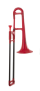 pBone MINI alto slide trombone in Eb (plastic) red