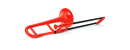 pBone MINI alto slide trombone in Eb (plastic) red