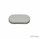 Leather pad single oval 22,6x10,6x3,5 for bassoon piano...