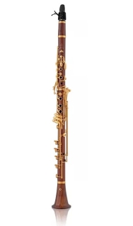 F.A.Uebel Zenit Boehm-A-Bassettklarinette, Mopane Holz, vergoldet