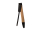 FUSELLI leather strap for guitar, padded strap, 2.8mm thick, 7cm wide, color: black