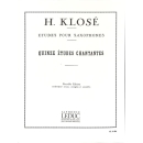 Klose Hyacinthe Eleonore 15 Etudes chantantes