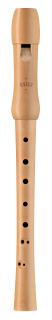 Moeck 1212 C-Soprano Baroque recorder, pearwood with double holes, school recorder