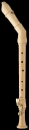 Moeck 2440 Rondo bent tenor flute - maple, with C/C#...