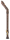 Moeck 2441 Rondo bent tenor flute - maple stained, with C/C sharp key