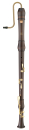Moeck 2521 Rondo Bass Flute - Maple stained, with key