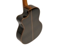 MERIDA DC-15BKCEH Konzertgitarre 4/4, Serie TRAJAN, schwarz gloss finish, mit Tonabnehmer