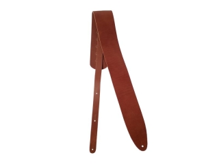 FUSELLI leather strap guitar/bass, 2.8 mm thick, 8 cm wide brown leather