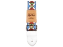 HIP STRAP guitar strap model Stained Glass Blue, color:...