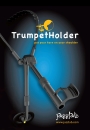 JazzLab TrumpetHolder Pro Trompeten Stütze, Größe XL, schwarz