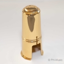 Mouthpiece capsule Bb tenor saxophone wide brass lacquered