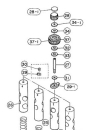 Plastic valve guide for King Baritone Bellfront 2266