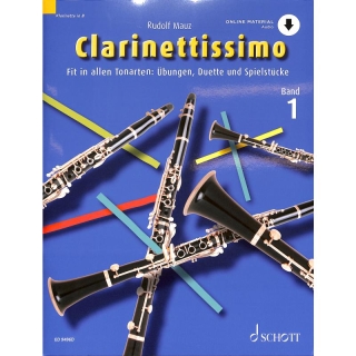 Clarinettissimo - Band 1 inkl Online Audio  v. R. Mauz