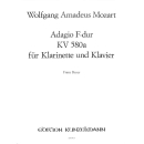 Mozart Wolfgang Amadeus Adagio F-Dur KV 580a