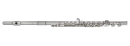 Miyazawa BR-958-1-E Transverse flute closed keys with c-foot, Partial Brögger model, keys&body full silver