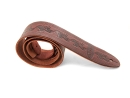 Ovation Guitar Strap Premium Leather Ruby Red