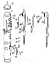 Achsen-Schraube Es-Heber  B-Klarinette deutsch Unterteil Yamaha YCL-457-/458-22 (1 Stück)