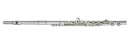 Miyazawa PB-202-RE transverse flute ring keys, Partial Brögger model