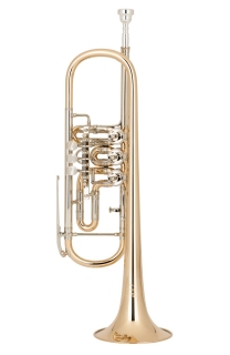 Miraphone 029R0001100A B-Zylindertrompete Modell Goldmessing ohne Trigger