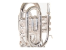 Roy Benson Bb pocket trumpet PT-101S silver plated