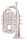 Roy Benson Bb pocket trumpet PT-101S silver plated
