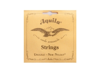 AQUILA 19U Saitensatz für Ukulele, Tenor, New Nylgut, Gg-Cc-EE-AA, Red, 8 Strings