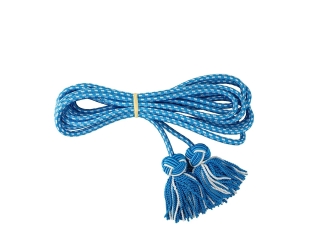 Instrument cord in light blue / white