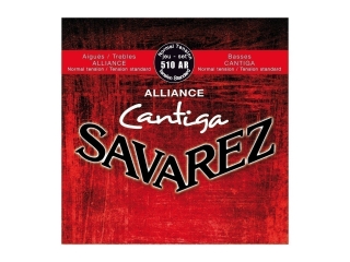 SAVAREZ 510AR string set for classical guitar, Alliance Cantiga, red, medium