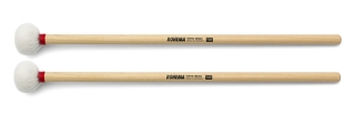 ROHEMA mallets for concert timpani, merino felt white, MT202 very hard