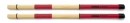 ROHEMA RODS, SPECIAL PVC wrapping, MAPLE, 19 RODS