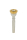 Breslmair Custom Classic  (rim, lower part) gold / silver matt trumpet mouthpiece multi-piece