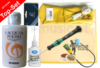 Cleaning set for baritone saxophone No. 1 (top set)