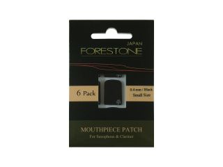 FORESTONE small schwarz 0,4 mmBissplatten. per 6 Stk. Packung