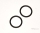 O-Ring (Zug-Anschlagring), schwarz Trompete/Flügelhorn 10,00x1,50 mm (2 Stück)
